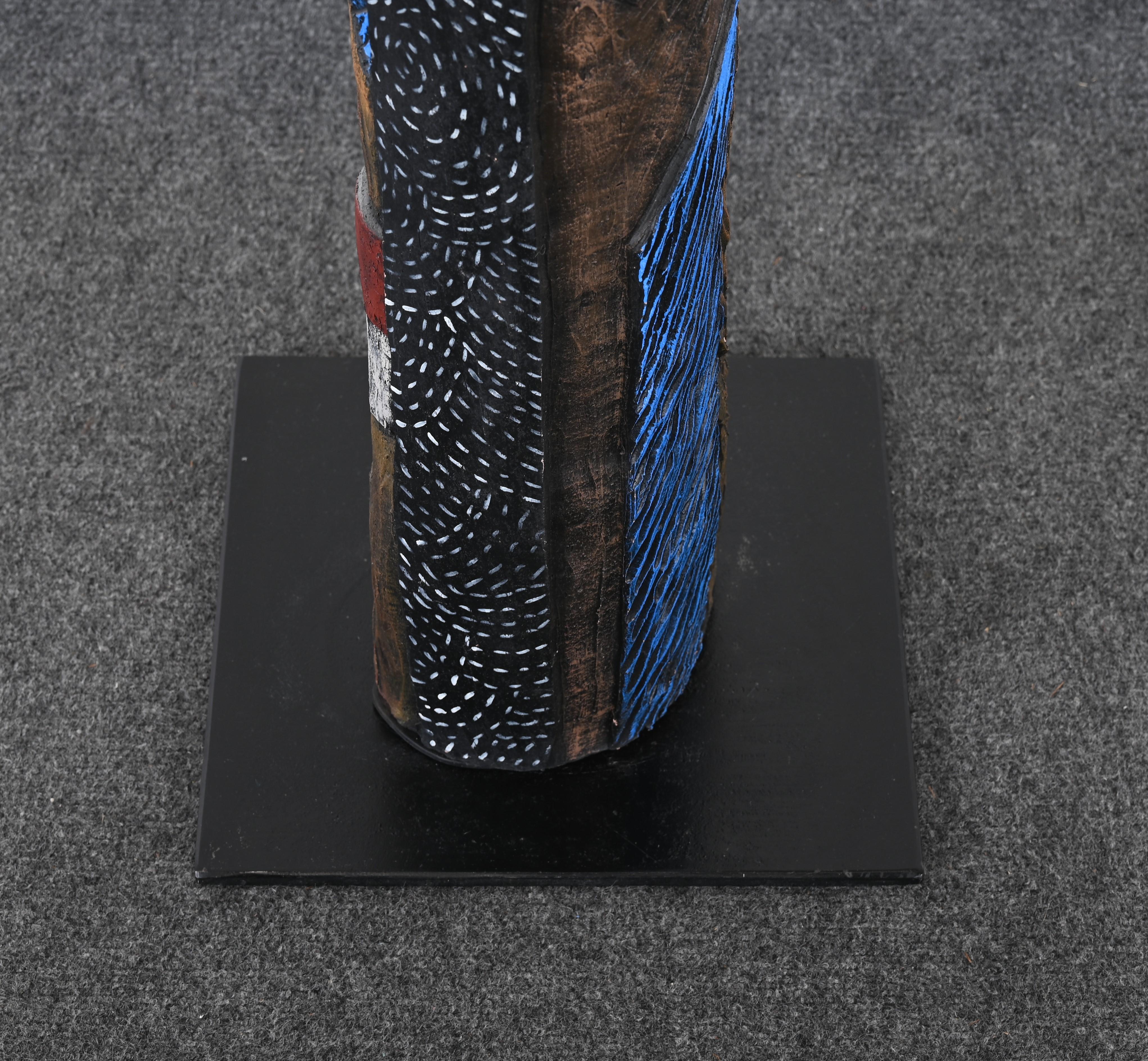 Stoneware TOTEM or Sculpture by Christine Federighi, 1997 1