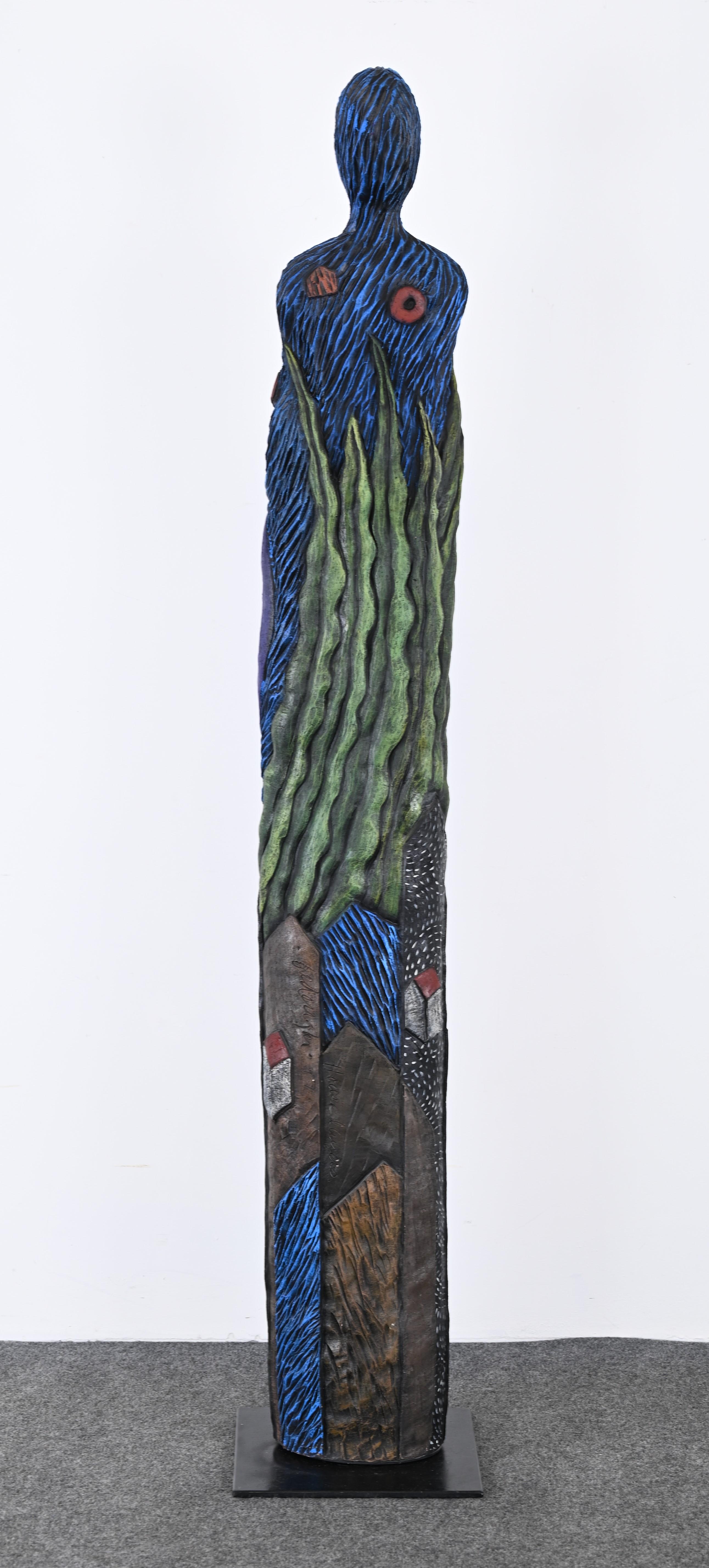 Stoneware TOTEM or Sculpture by Christine Federighi, 1997 2