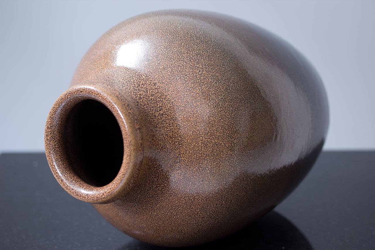Stoneware Scandinavian Modern Ceramic Urn, Vase by Yngve Blixt, Sweden