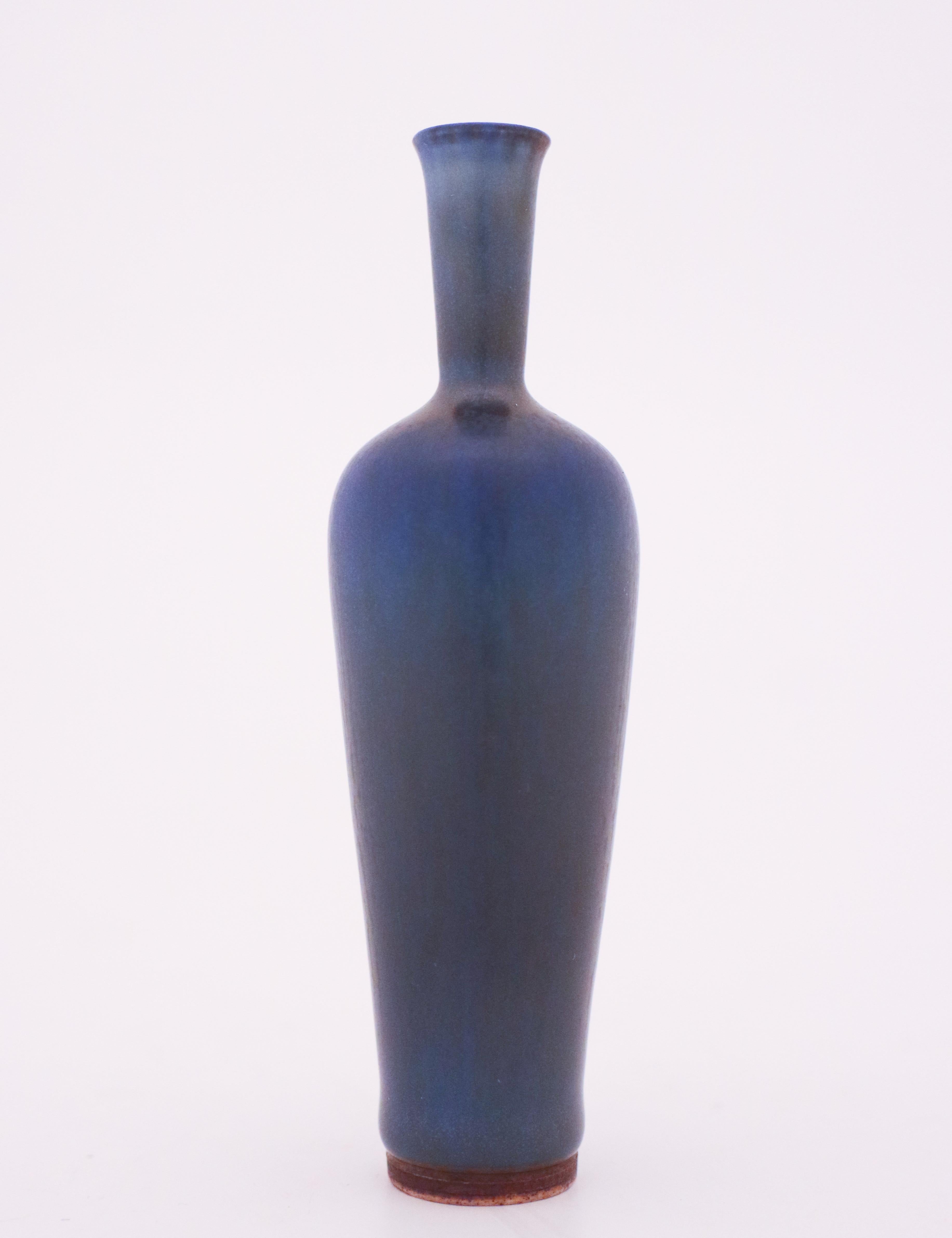 Swedish Stoneware Vase, Berndt Friberg, Gustavsberg 1962 - Scandinavian Modern