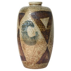 Stoneware Vase by Anders B. Liljefors, Gustavsberg, Sweden, 1950s