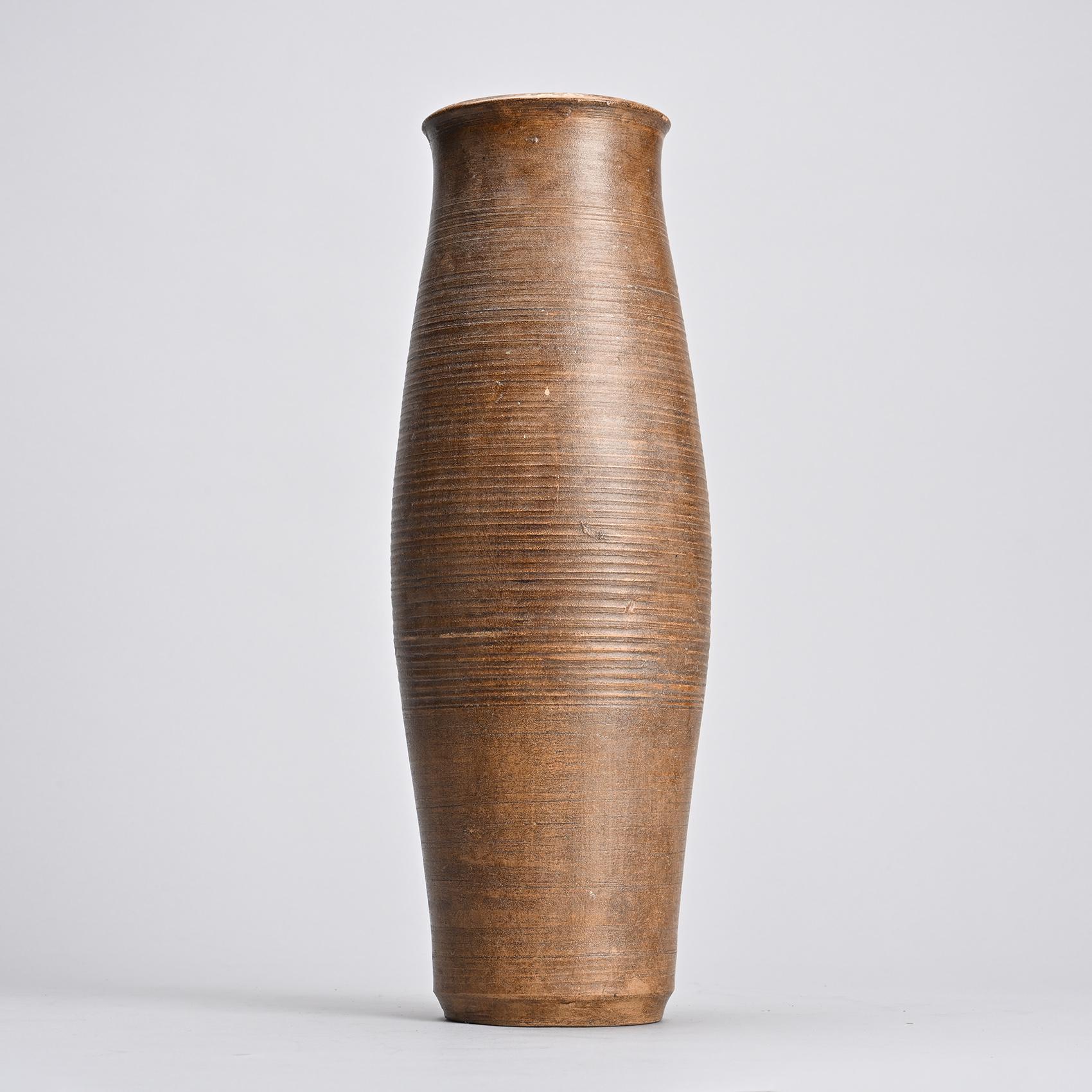 Grès Vase en grès d'Annie Fourmanoir, 1970 en vente