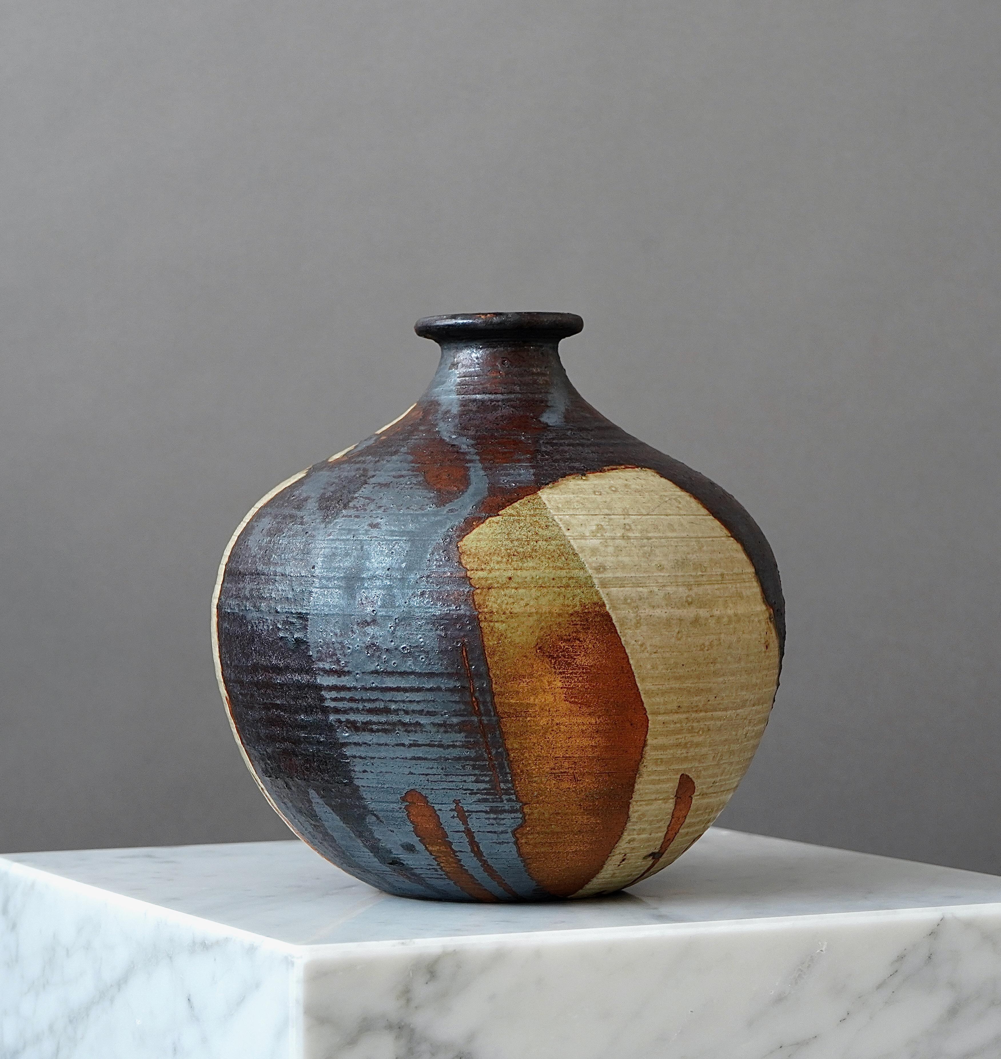 20th Century Stoneware Vase by Annikki Hovisaari for Arabia, Finland, 1960s