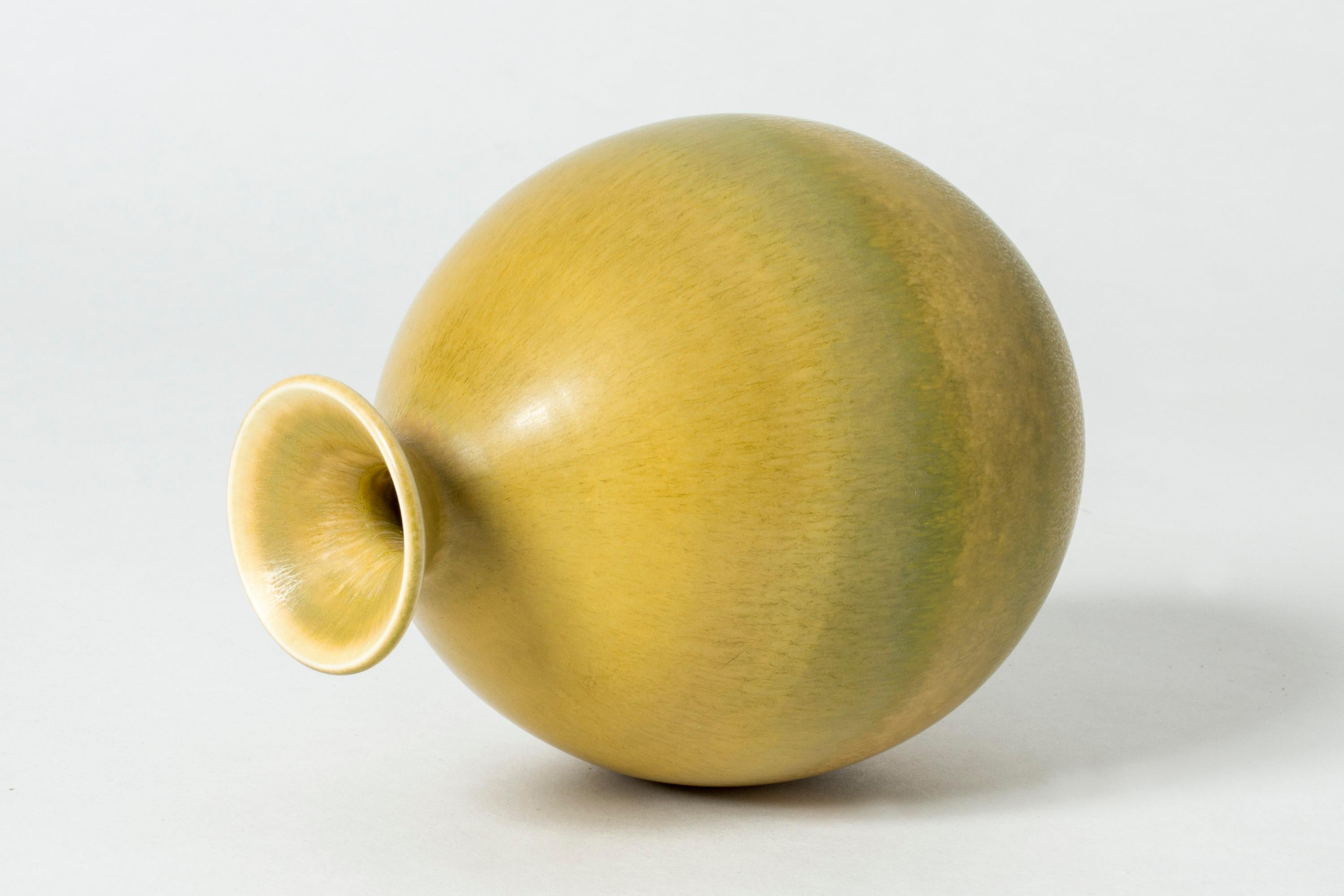 Scandinavian Modern Stoneware Vase by Berndt Friberg for Gustavsberg