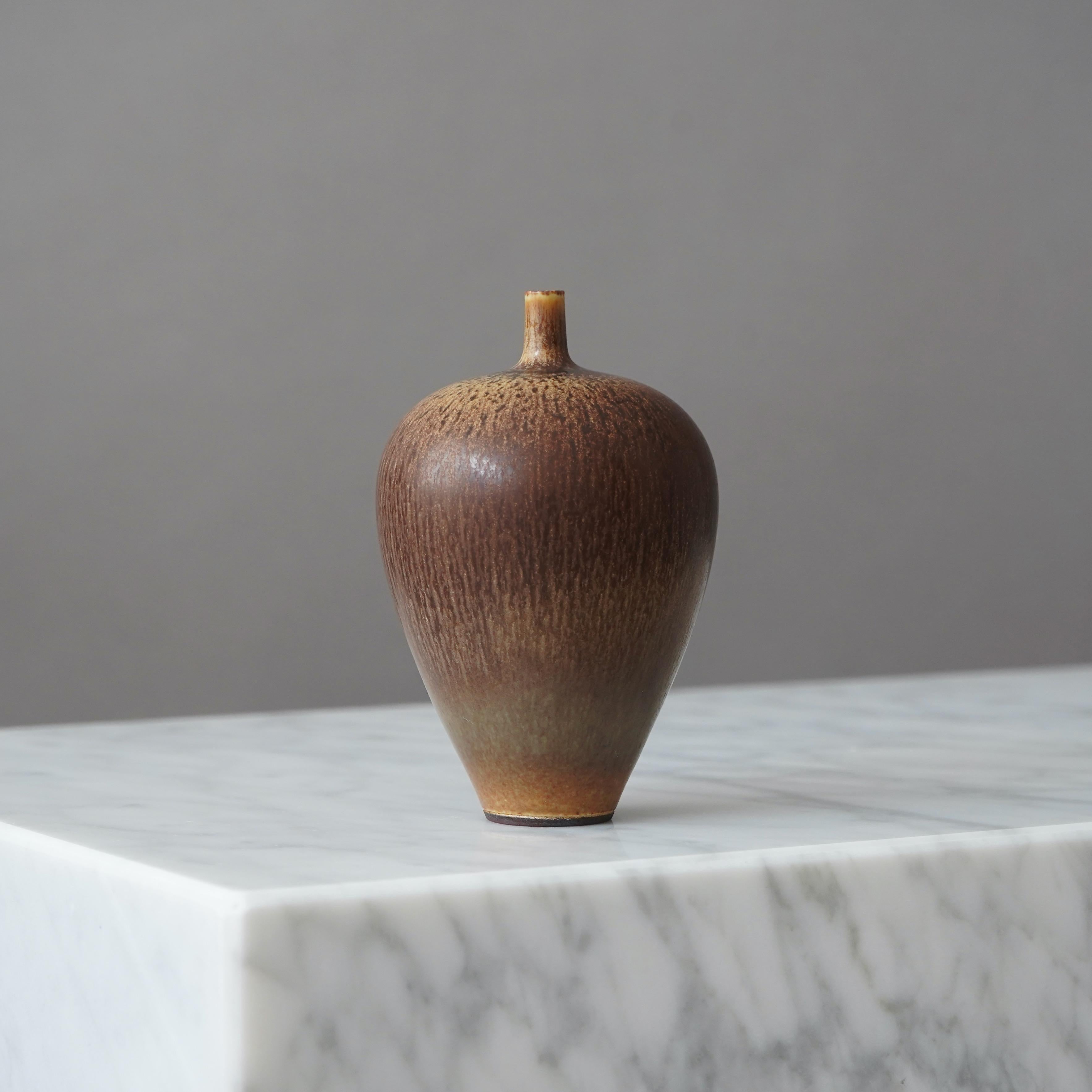 Vaso in gres di Berndt Friberg per Gustavsberg Studio, Svezia, anni '50 in vendita 2
