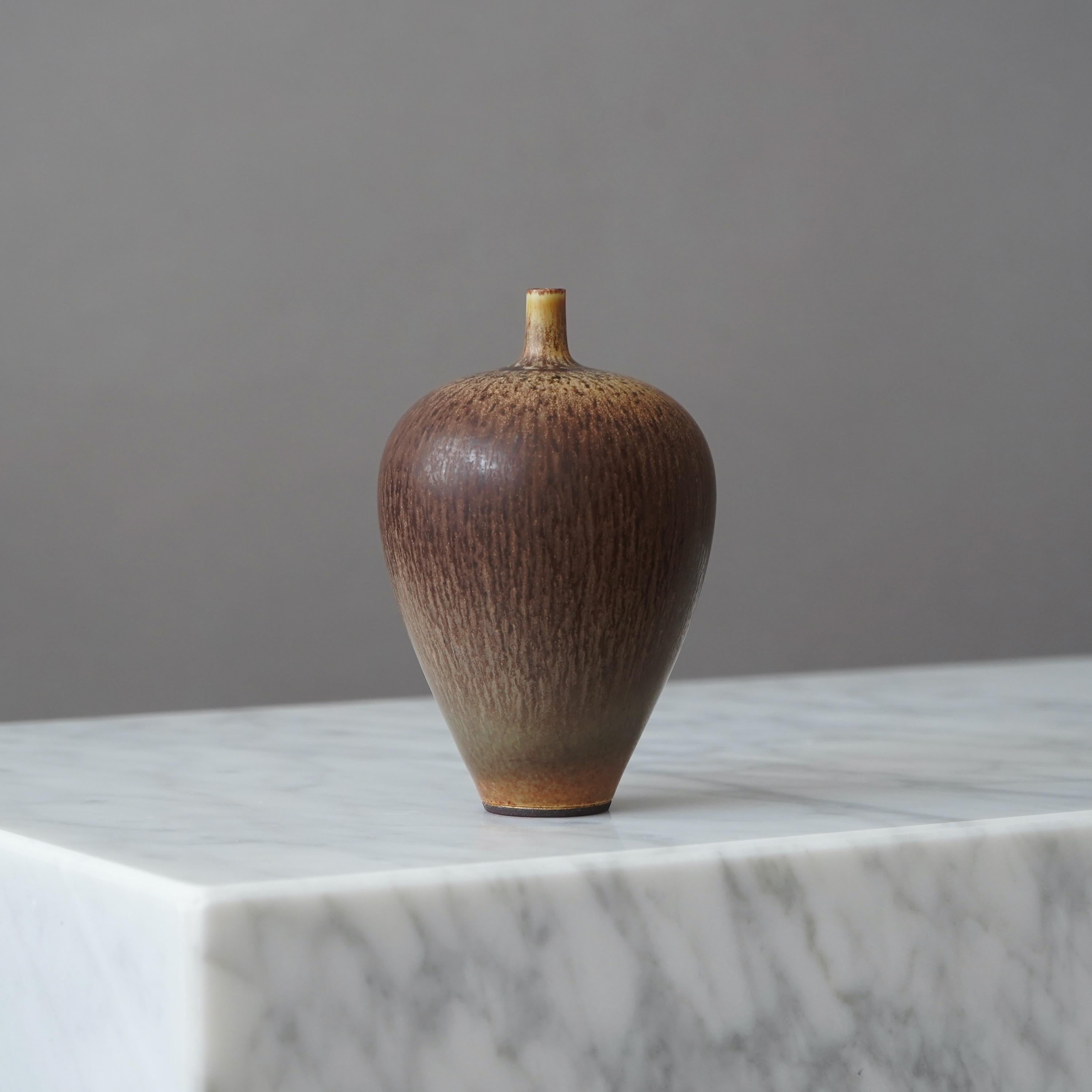 XX secolo Vaso in gres di Berndt Friberg per Gustavsberg Studio, Svezia, anni '50 in vendita