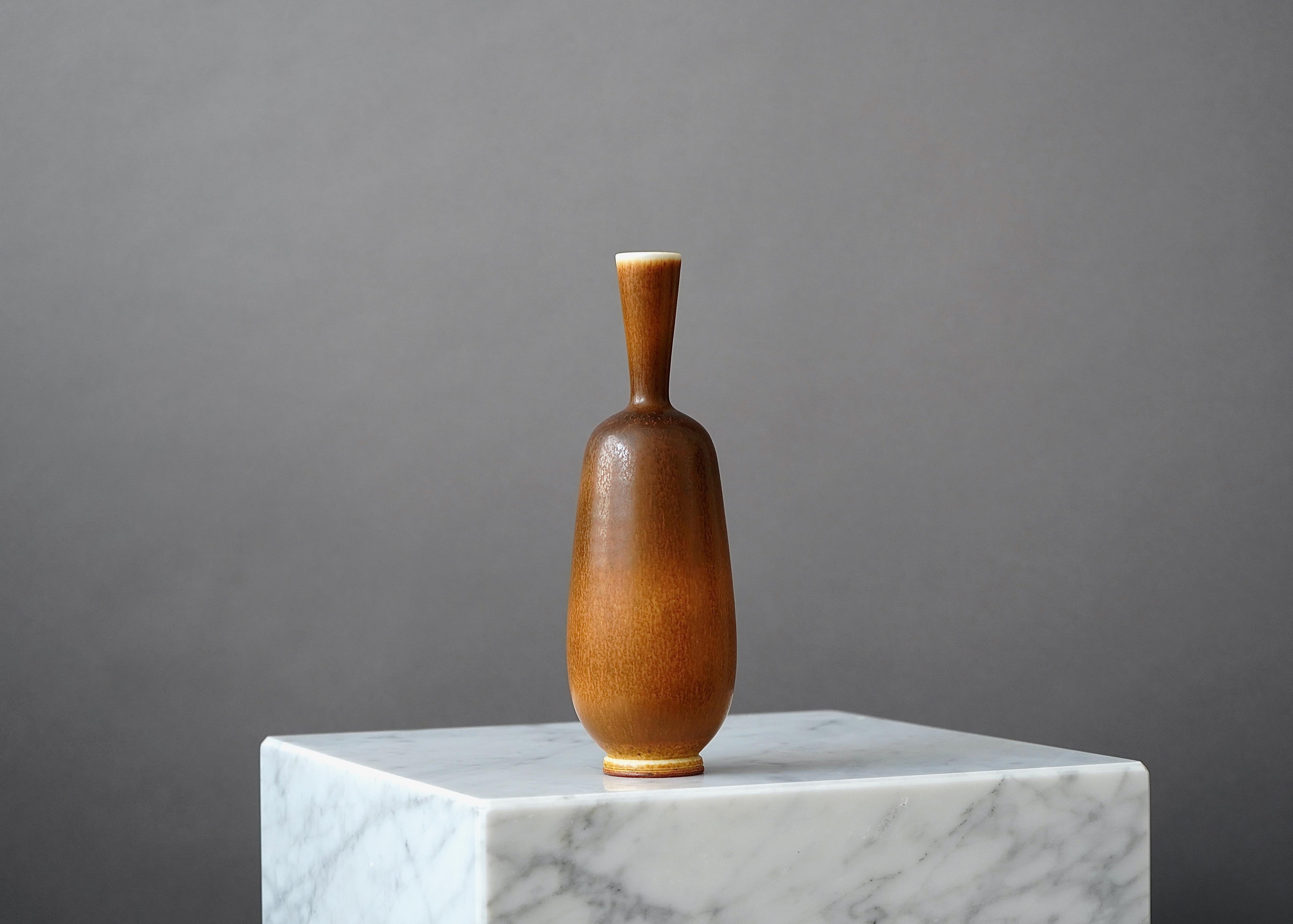 20th Century Stoneware Vase by Berndt Friberg for Gustavsberg Studio, Sweden, 1966