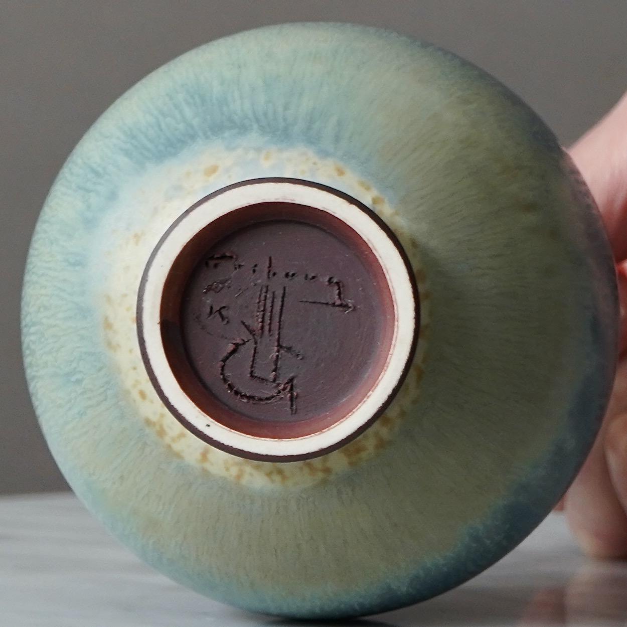Vaso in gres di Berndt Friberg per Studio A, Svezia, 1969 in vendita 4