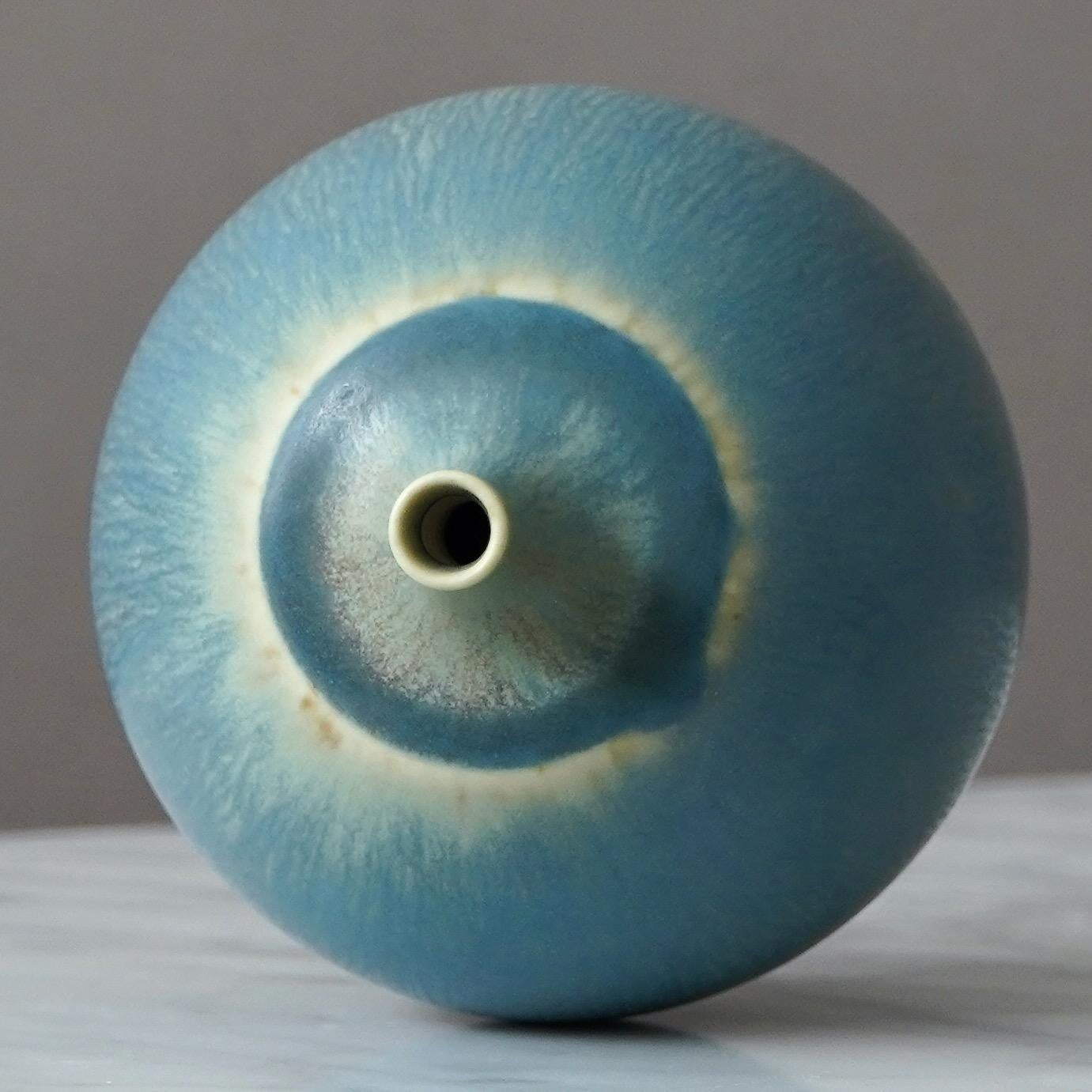Svedese Vaso in gres di Berndt Friberg per Studio A, Svezia, 1969 in vendita