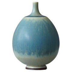 Steingutvase von Berndt Friberg für Gustavsberg Studio, Schweden, 1969