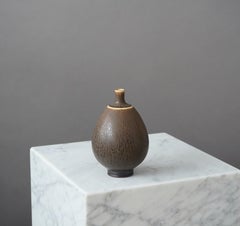 Steingutvase von Berndt Friberg für Gustavsberg Studio, Schweden, 1979