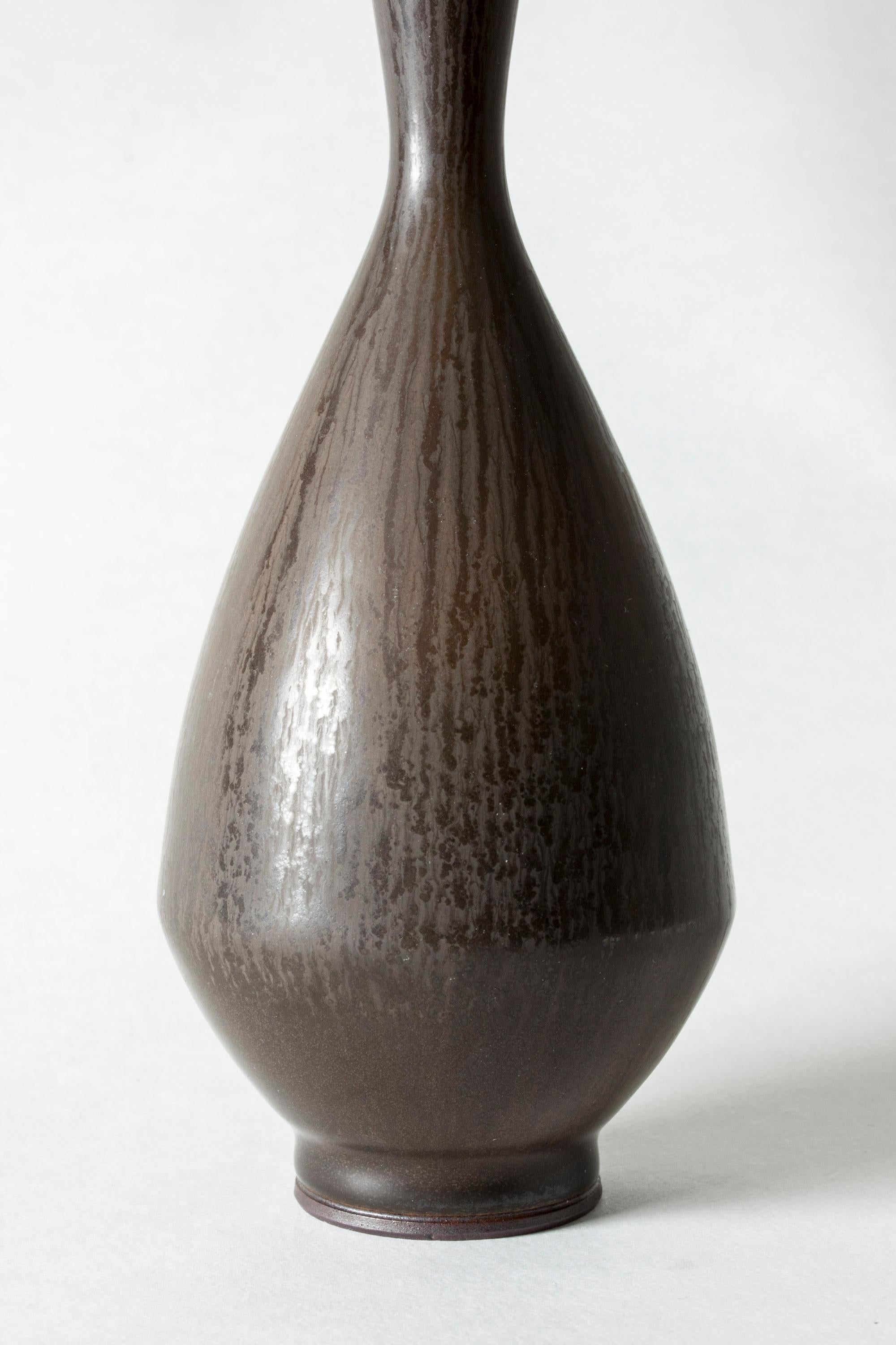 Swedish Stoneware Vase by Berndt Friberg for Gustavsberg, Sweden, 1950s