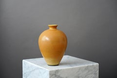 Vase en grès de Berndt Friberg pour Gustavsberg, Suède, 1953