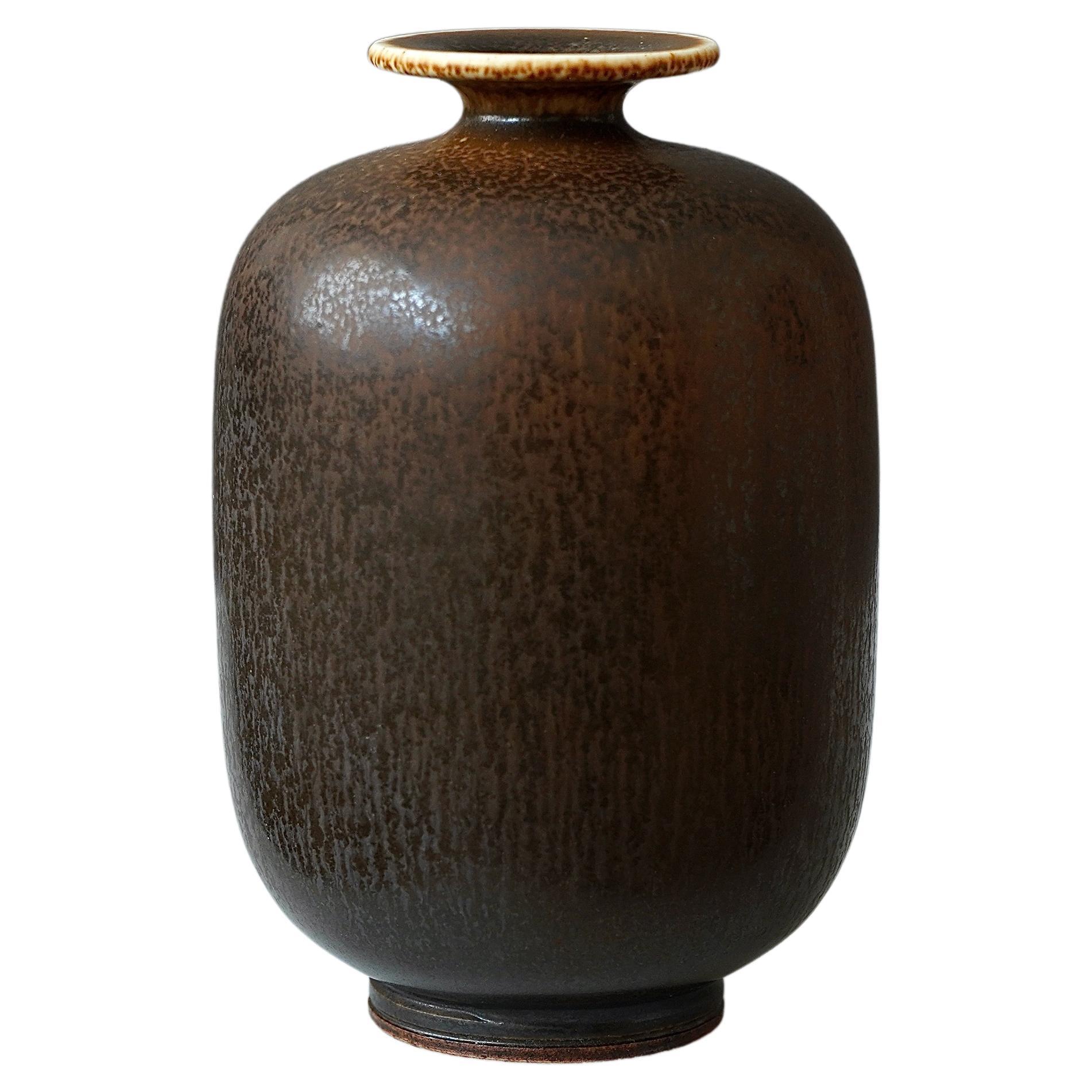 Stoneware Vase by Berndt Friberg for Gustavsberg, Sweden, 1965 For Sale