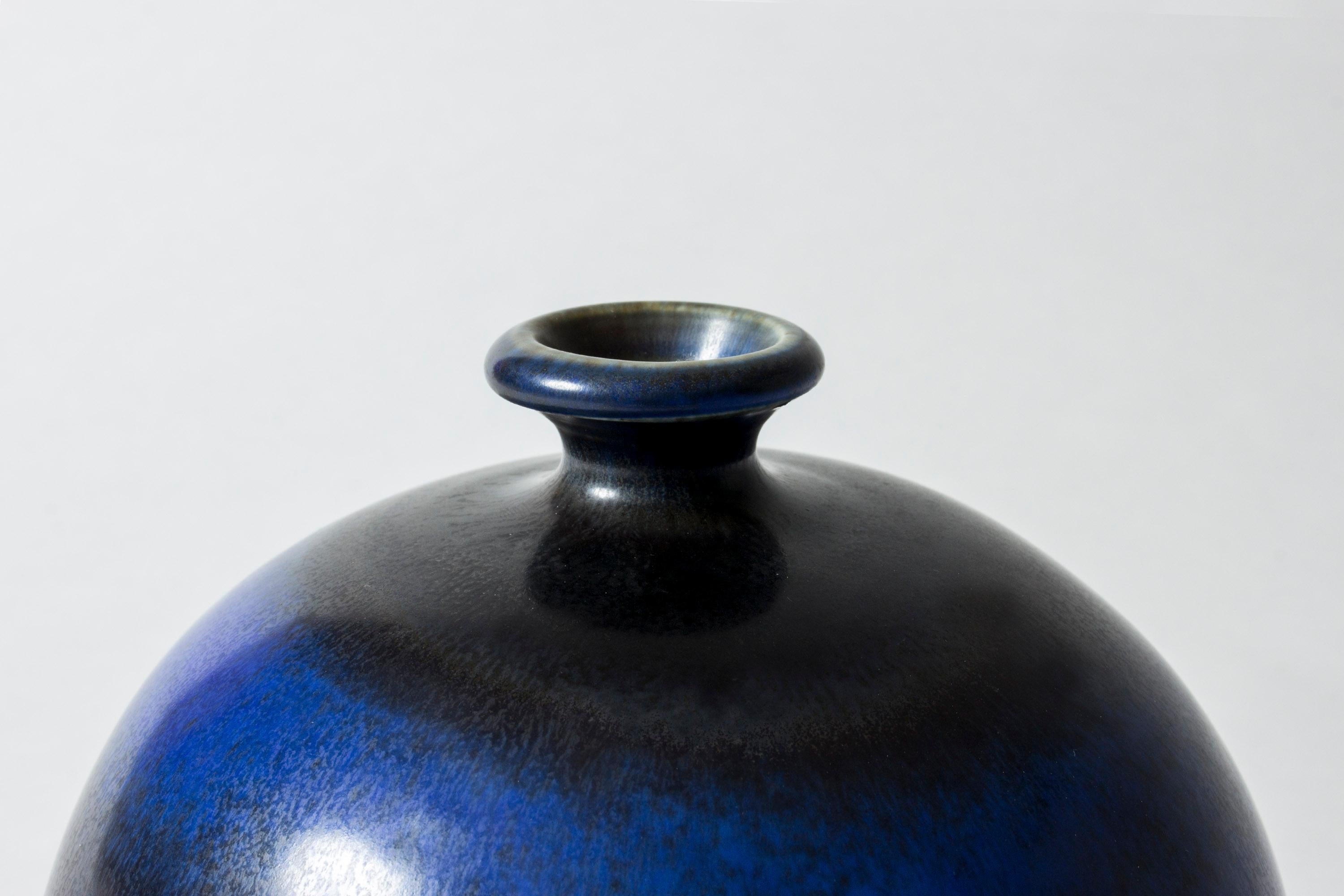 Swedish Stoneware Vase by Berndt Friberg for Gustavsberg, Sweden, 1977