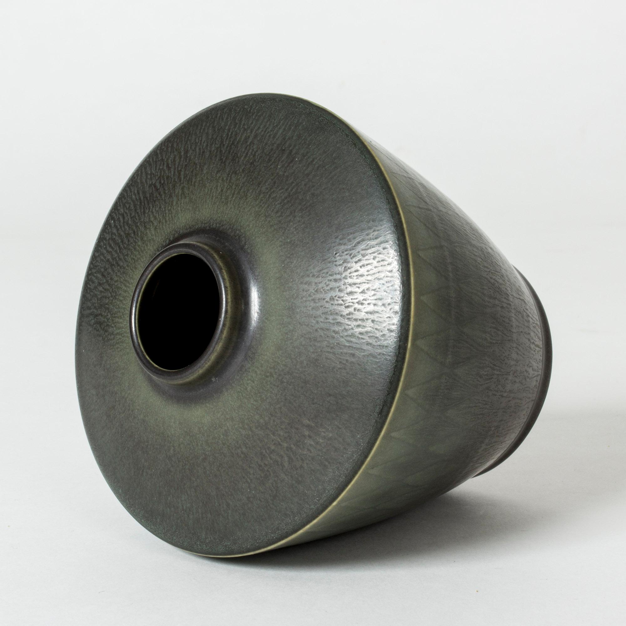 Scandinavian Modern Stoneware Vase by Berndt Friberg