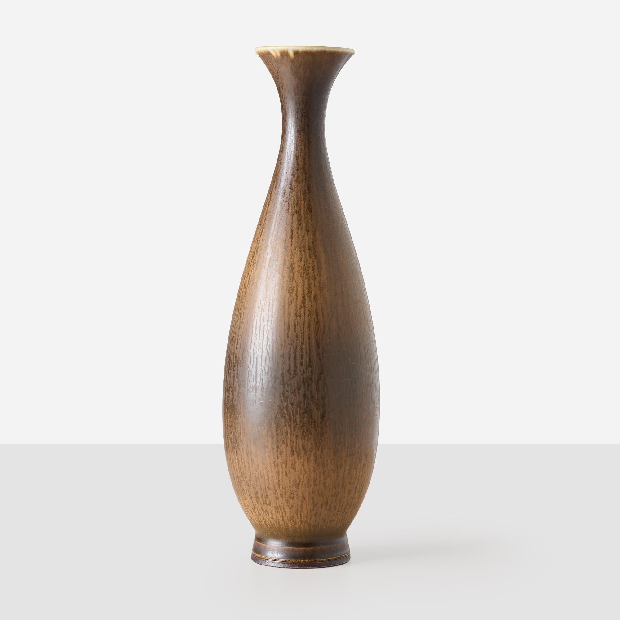 Mid-Century moderno Vaso in gres di Berndt Friberg in vendita