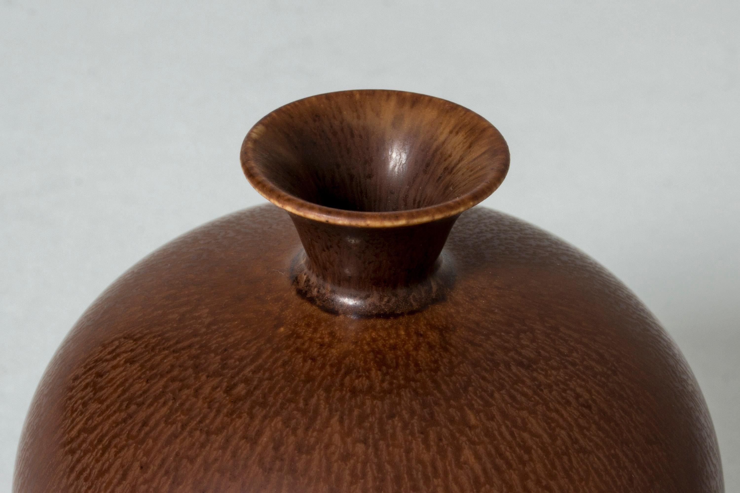 Mid-20th Century Stoneware Vase by Berndt Friberg