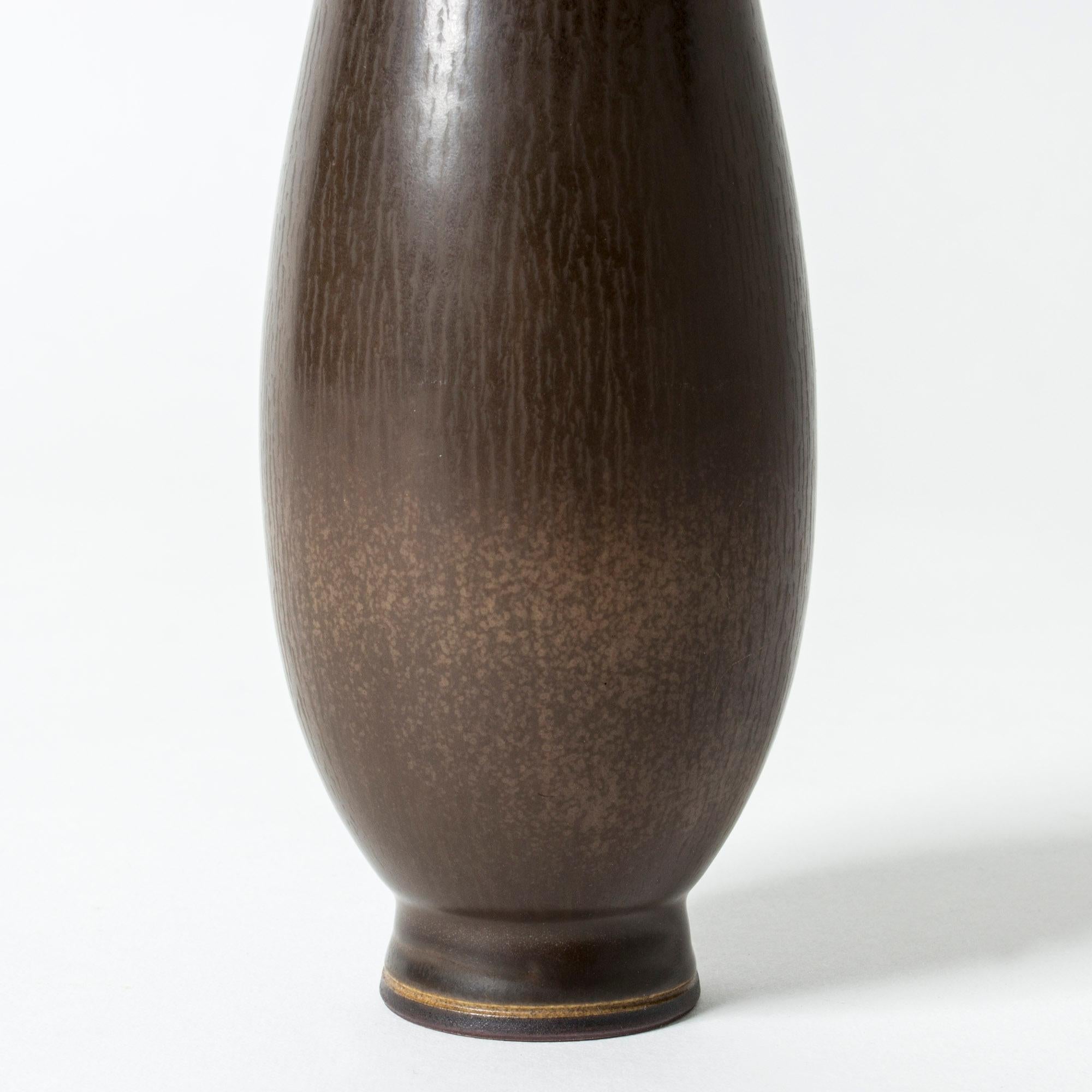 Swedish Stoneware Vase by Berndt Friberg, Gustavsberg, Sweden, 1950s