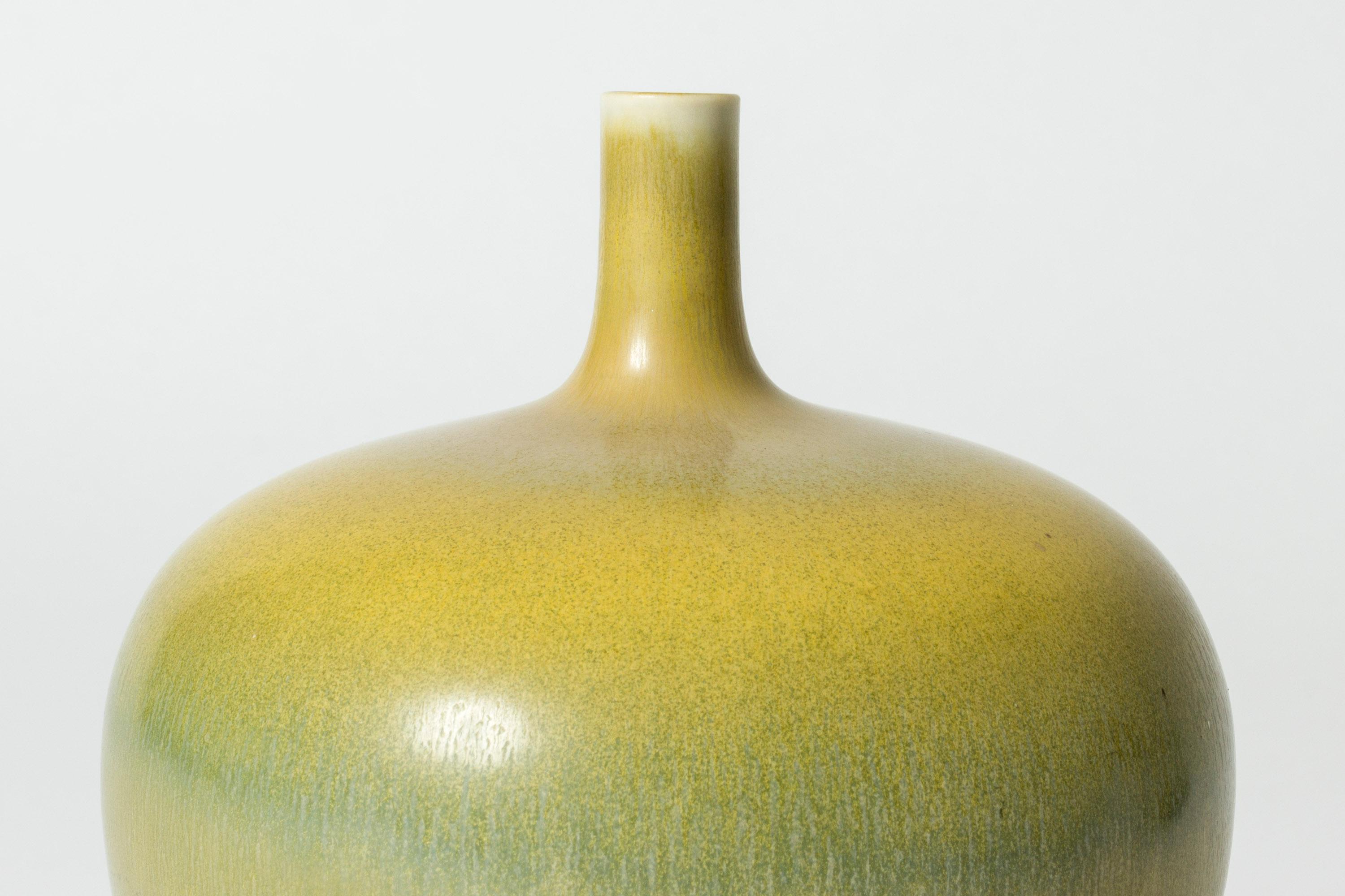 Swedish Stoneware Vase by Berndt Friberg, Gustavsberg, Sweden, 1950s