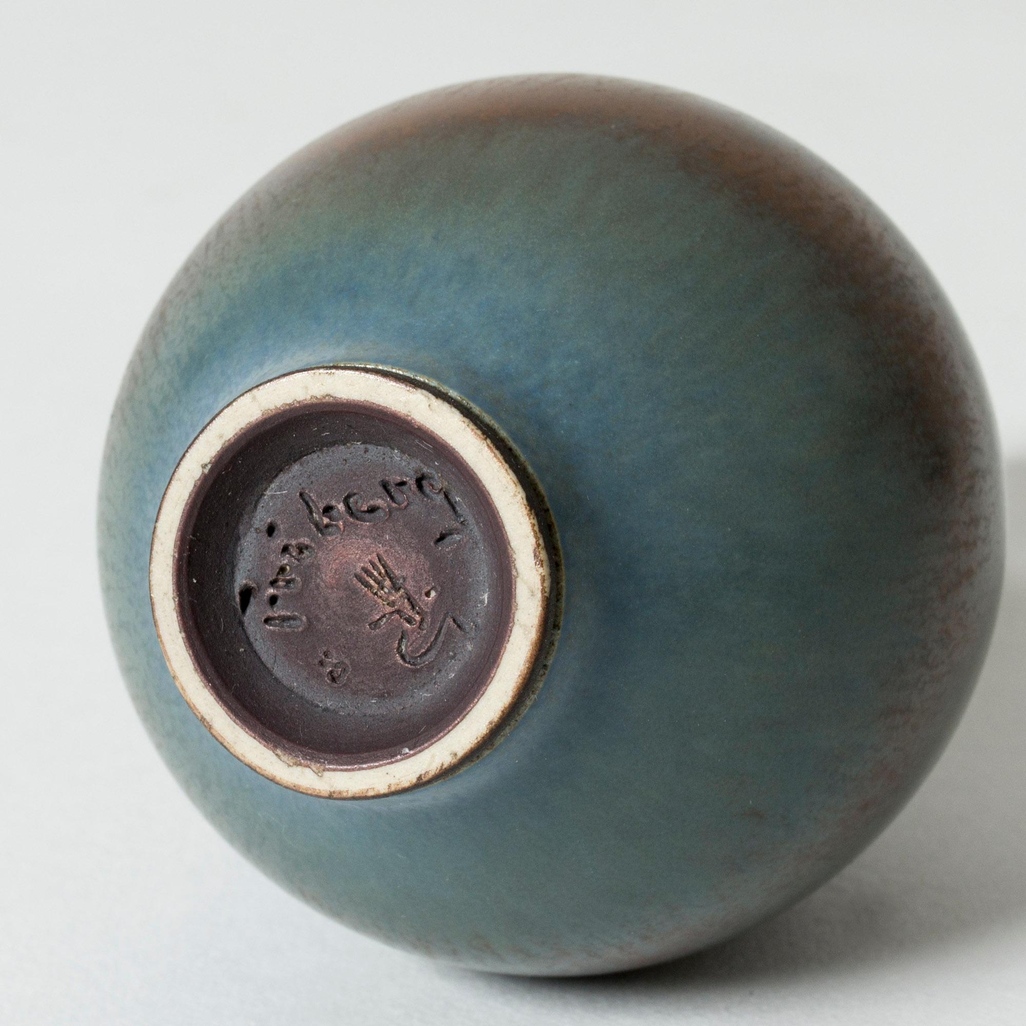 Mid-20th Century Stoneware Vase by Berndt Friberg, Gustavsberg, Sweden, 1950s