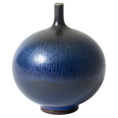 Vase aus Steingut von Berndt Friberg, Gustavsberg, Schweden, 1950er Jahre