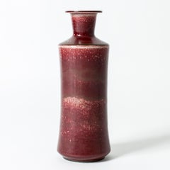 Steingutvase von Berndt Friberg, Gustavsberg, Schweden, 1960er Jahre