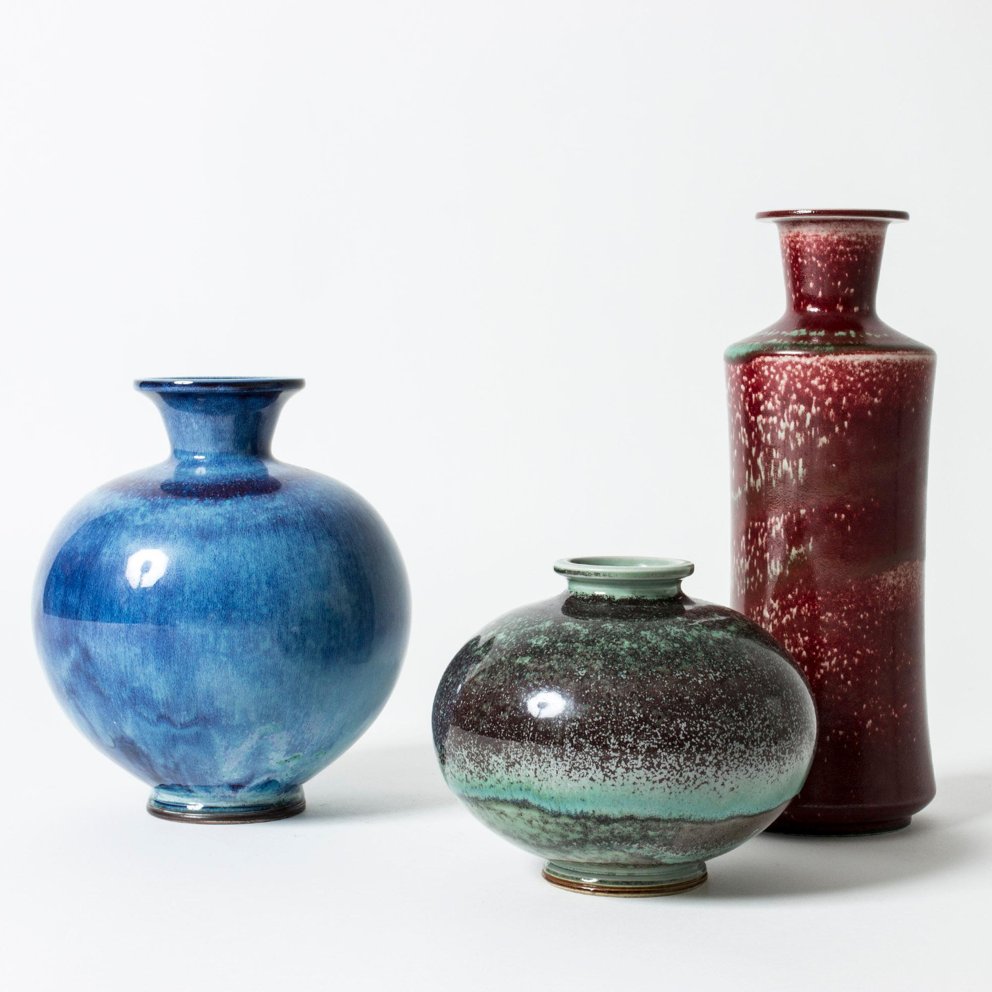 Stoneware vase by Berndt Friberg, Gustavsberg, Sweden, 1960s In Good Condition In Stockholm, SE