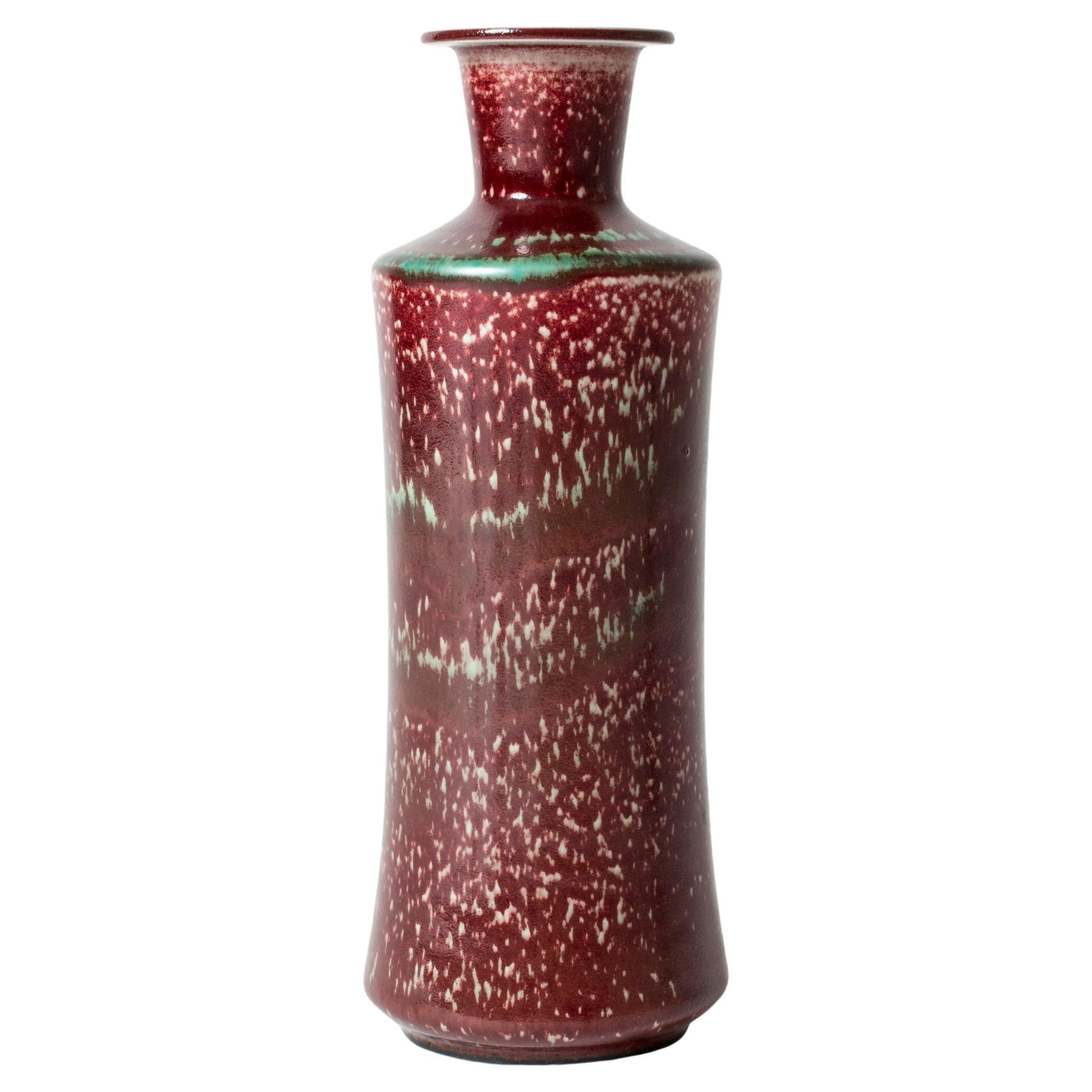 Stoneware Vase by Berndt Friberg, Gustavsberg, Sweden, 1960s For Sale
