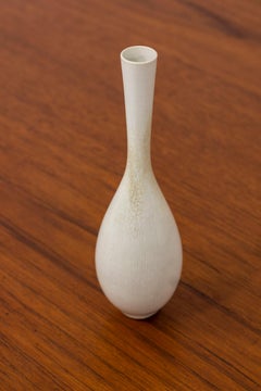 Steingutvase von Berndt Friberg, hergestellt in Gustavsberg in Schweden, 1950er Jahre