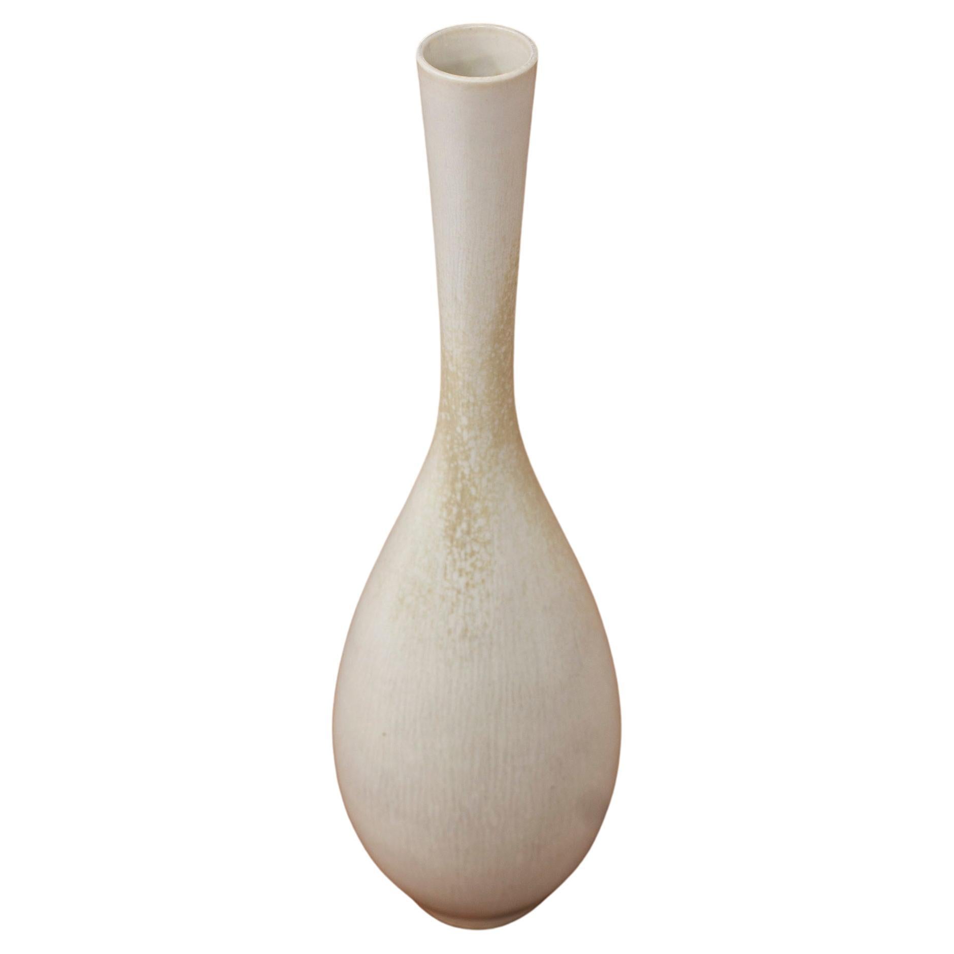 Stoneware Vase by Berndt Friberg, Made at Gustavsberg in Sweden, 1950s For Sale