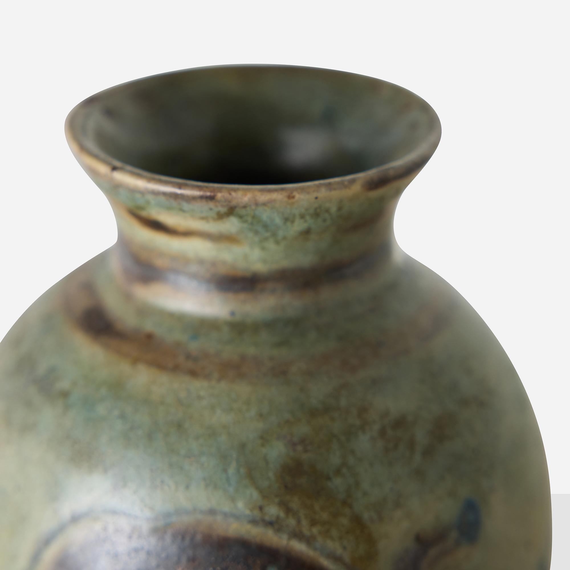 Steingutvase von Bode Willumsen (Mitte des 20. Jahrhunderts) im Angebot