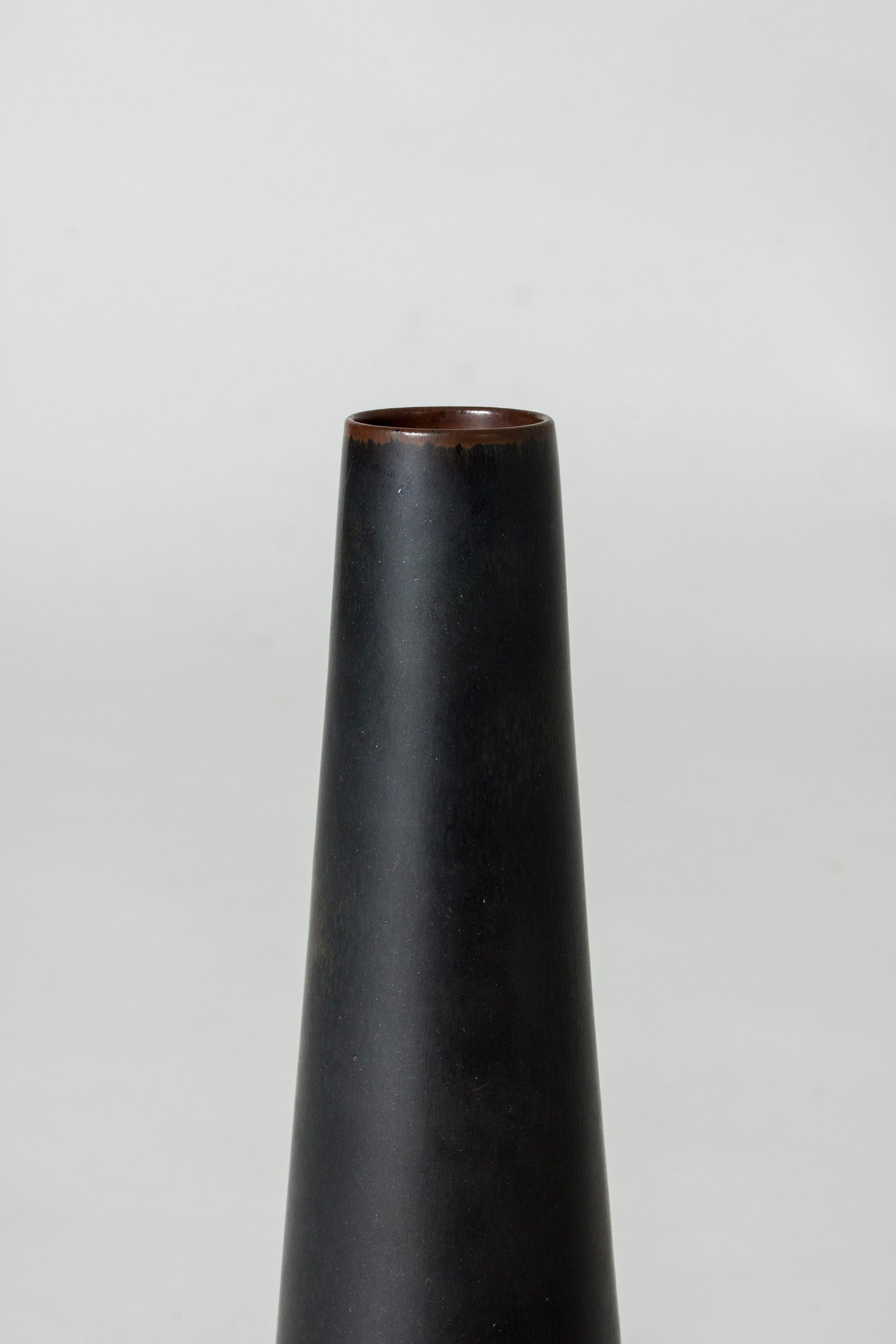Scandinavian Modern Stoneware Vase by Carl-Harry Stålhane