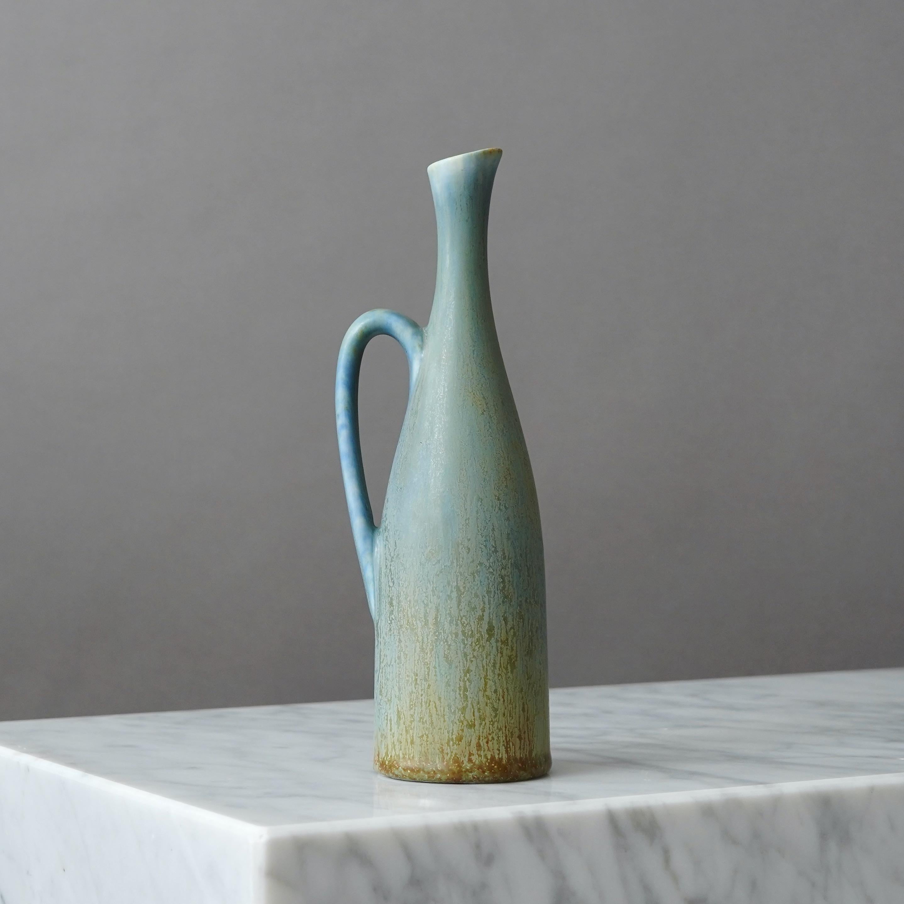 Scandinavo moderno Vaso in gres di Carl-Harry Stalhane per Rorstrand, Svezia, anni '50 in vendita