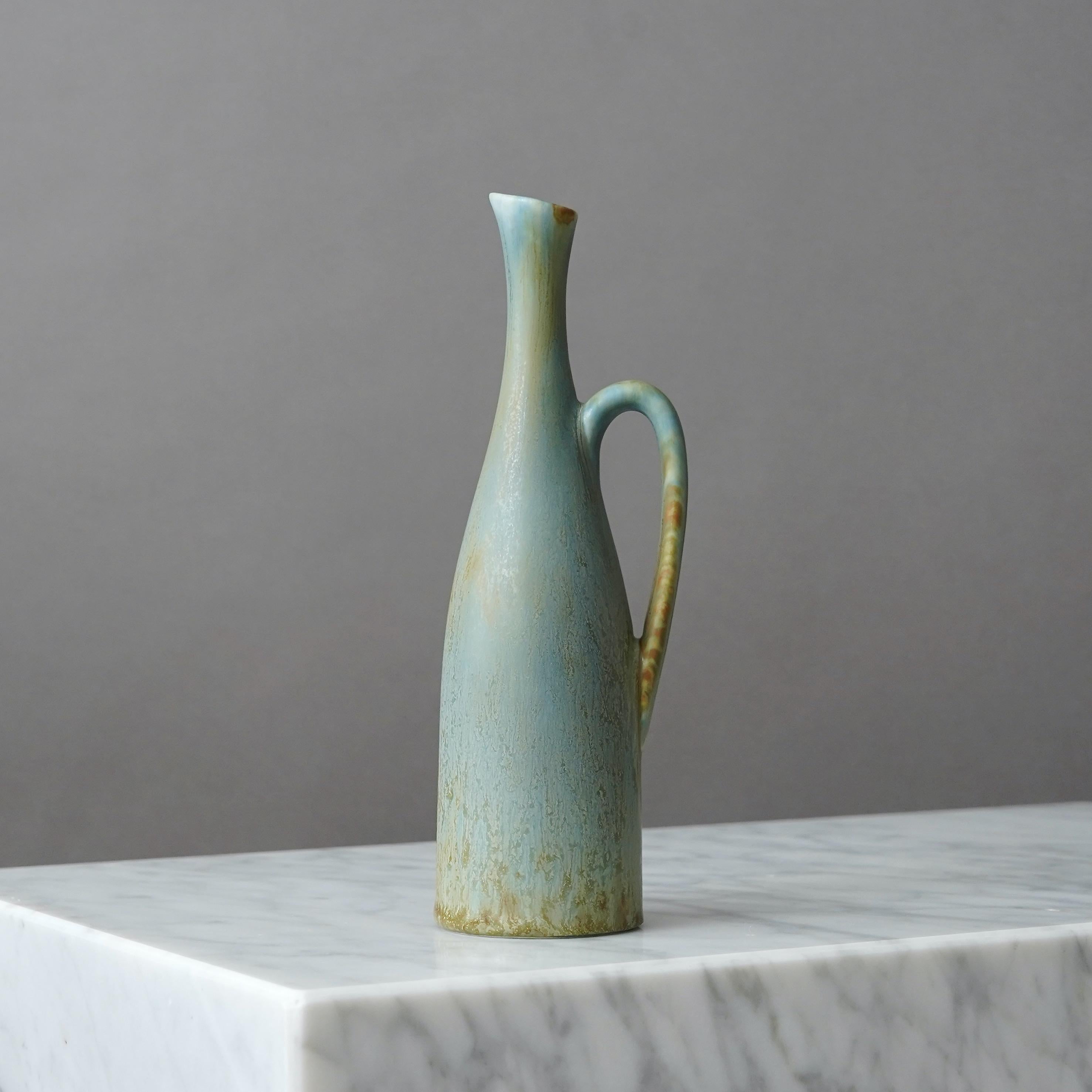 XX secolo Vaso in gres di Carl-Harry Stalhane per Rorstrand, Svezia, anni '50 in vendita