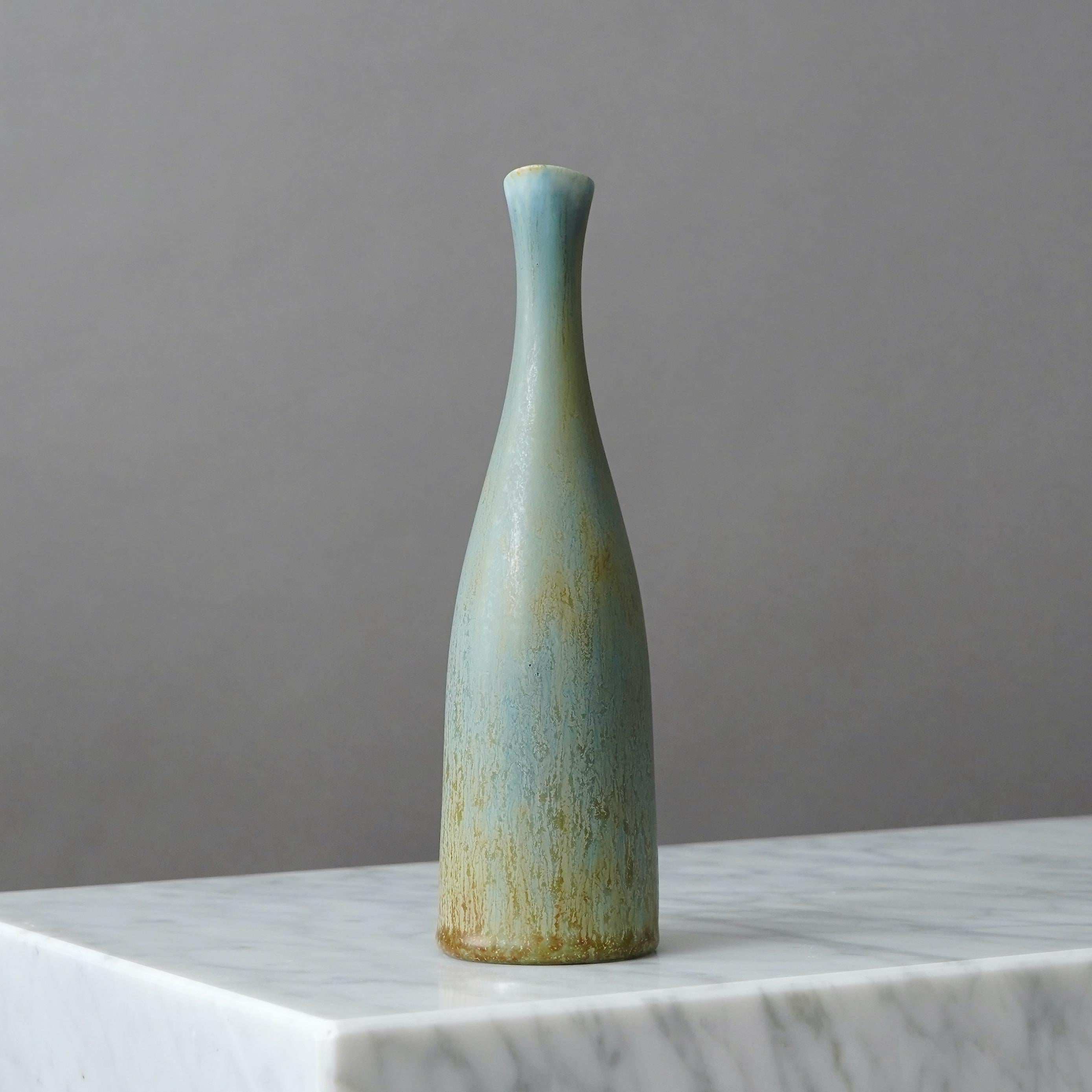 Vaso in gres di Carl-Harry Stalhane per Rorstrand, Svezia, anni '50 in vendita 1