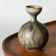 Stoneware vase by Carl-Harry Stålhane, Rörstrand, Sweden, 1950s