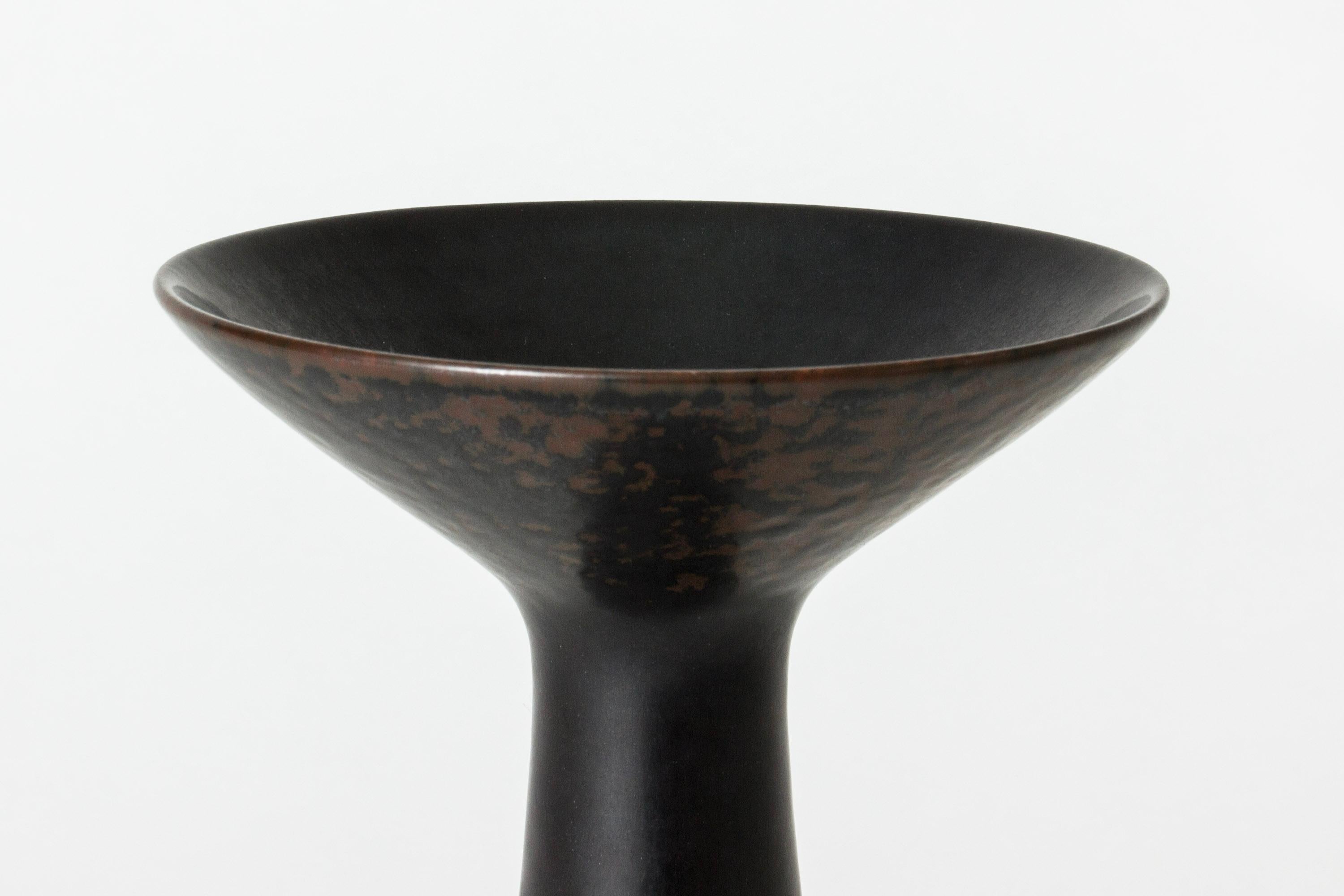 Scandinavian Modern Stoneware vase by Carl-Harry Stålhane, Rörstrand, Sweden, 1950s For Sale