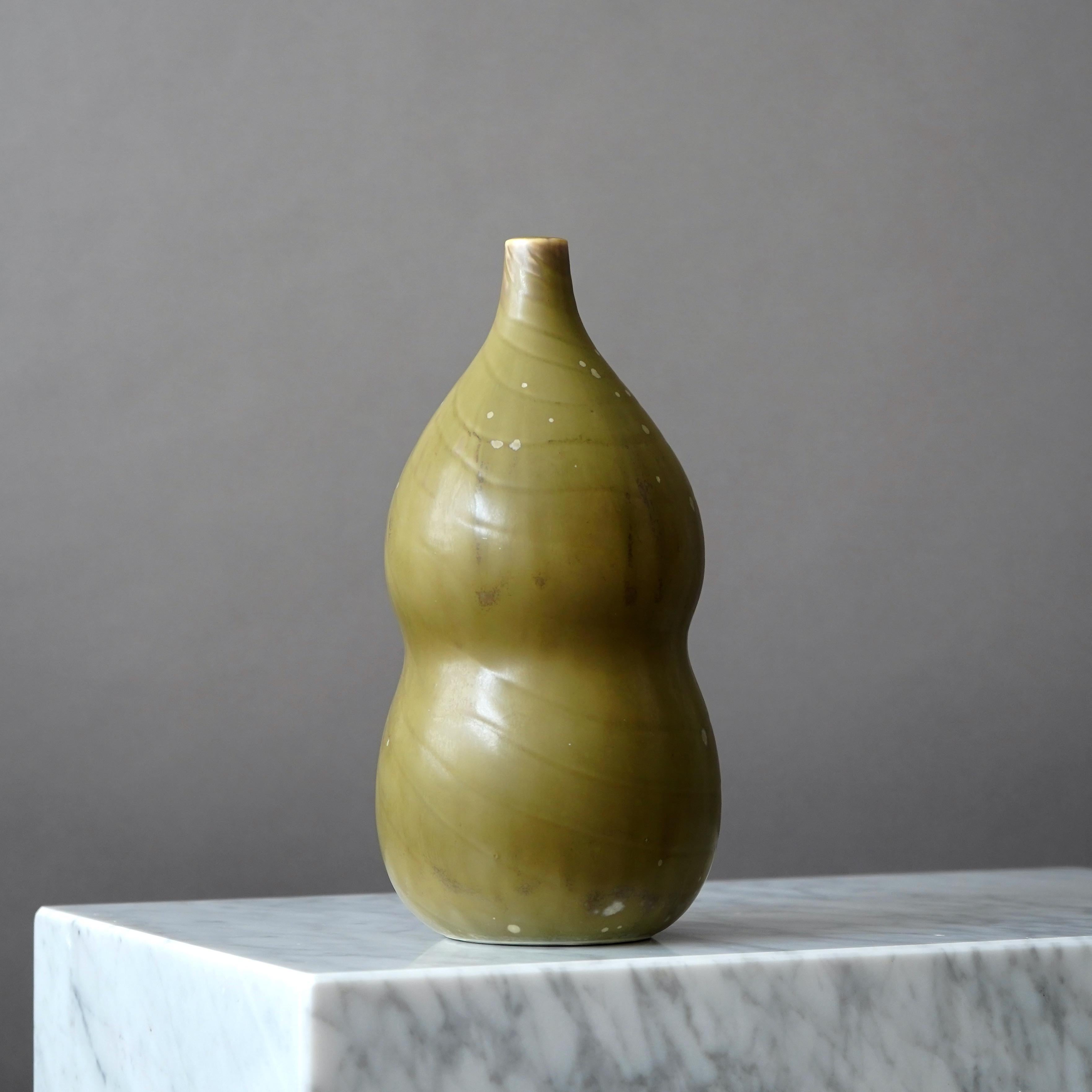 20th Century Stoneware Vase by Carl-Harry Stalhane, Rorstrand, Sweden, 1950s For Sale