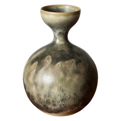 Stoneware vase by Carl-Harry Stålhane, Rörstrand, Sweden, 1950s