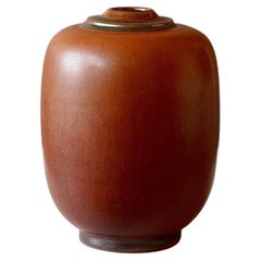 Stoneware Vase by Erich and Ingrid Triller for Tobo, Sweden, 1950s