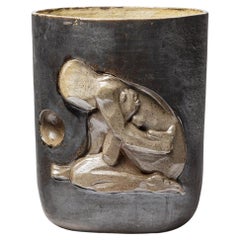 Vase en grès de Georges Martin, vers 1970-1980.