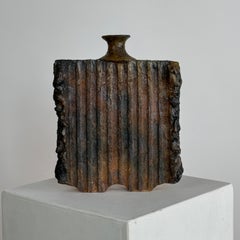 Vase en grès de Gérard Brossard