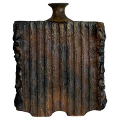 Vase en grès de Gérard Brossard