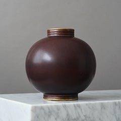 Stoneware Vase by Gunnar Nylund for Rorstrand, Sweden, 1930s