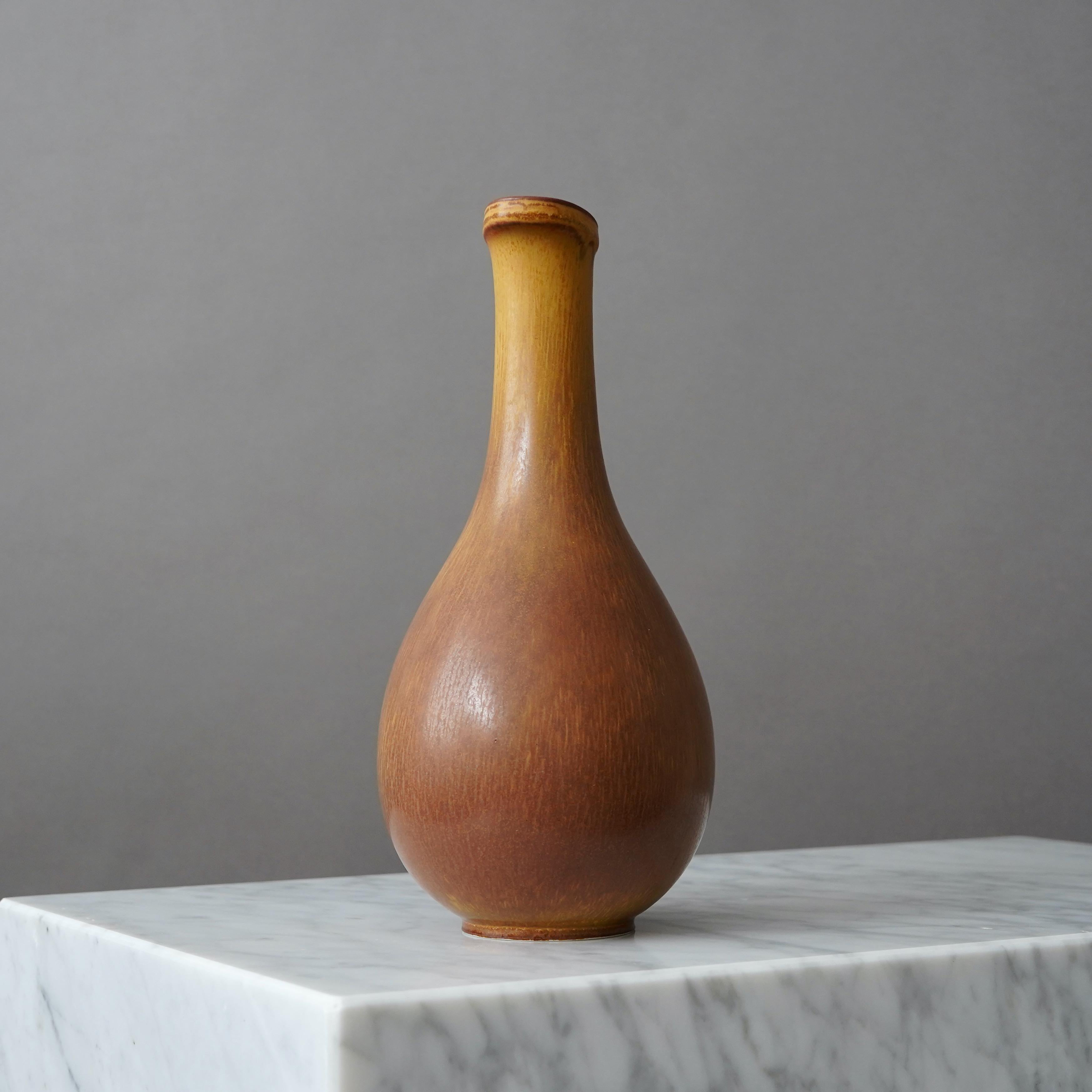 Vaso in gres di Gunnar Nylund per Rorstrand, Svezia, anni '1950 in vendita 2
