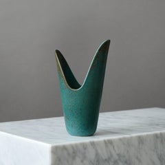 Vaso in gres di Gunnar Nylund per Rorstrand, Svezia, anni '50