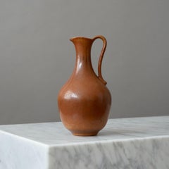 Vaso in gres di Gunnar Nylund per Rorstrand, Svezia, anni '1950