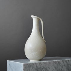 Grande vaso in gres bianco di Gunnar Nylund per Rorstrand, Svezia, anni '50