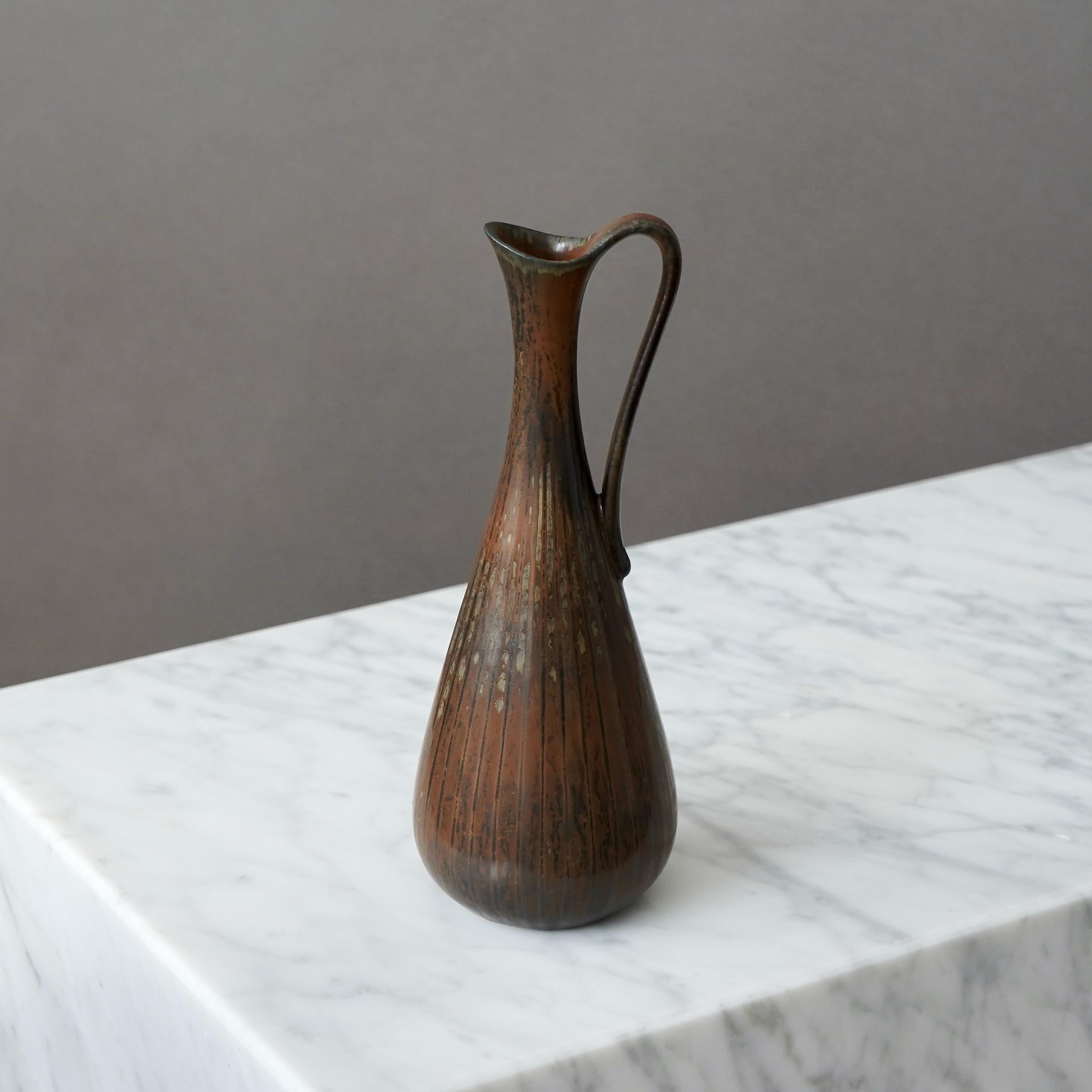 Scandinave moderne Vase en grès par Gunnar Nylund pour Rorstrand, Suède, années 1950 en vente